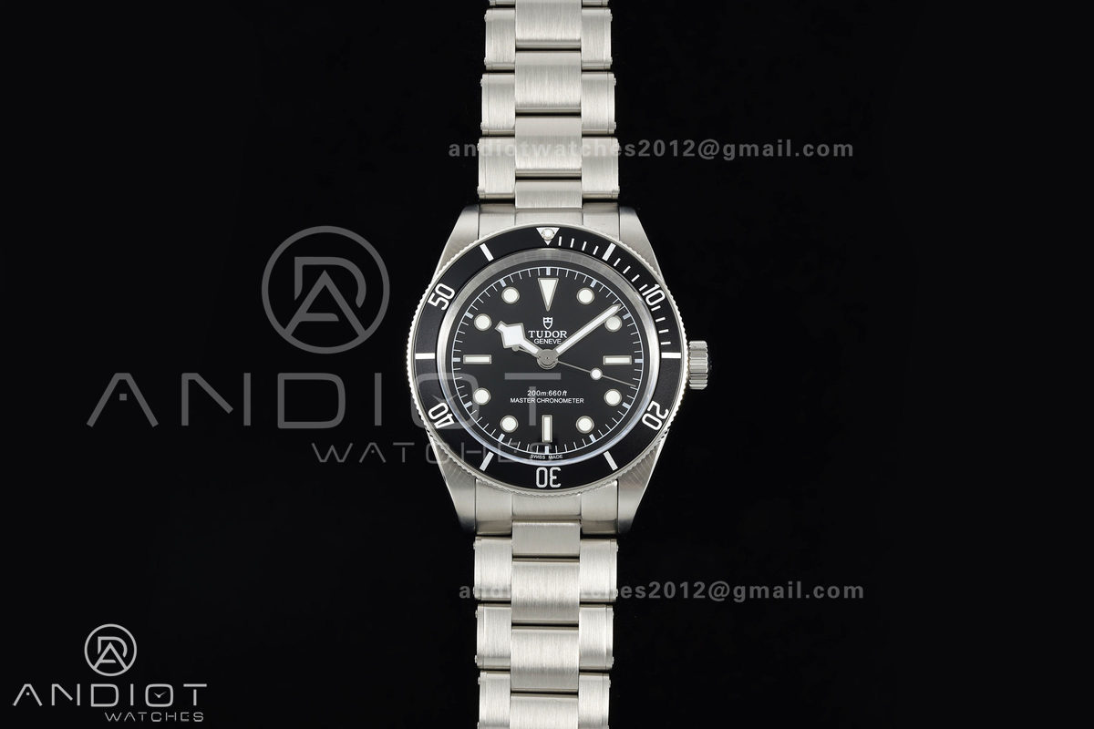 Black bay 41 BLF 1:1 Best Edition Black Bezel Black SS Dial on Rivet Strap A2824